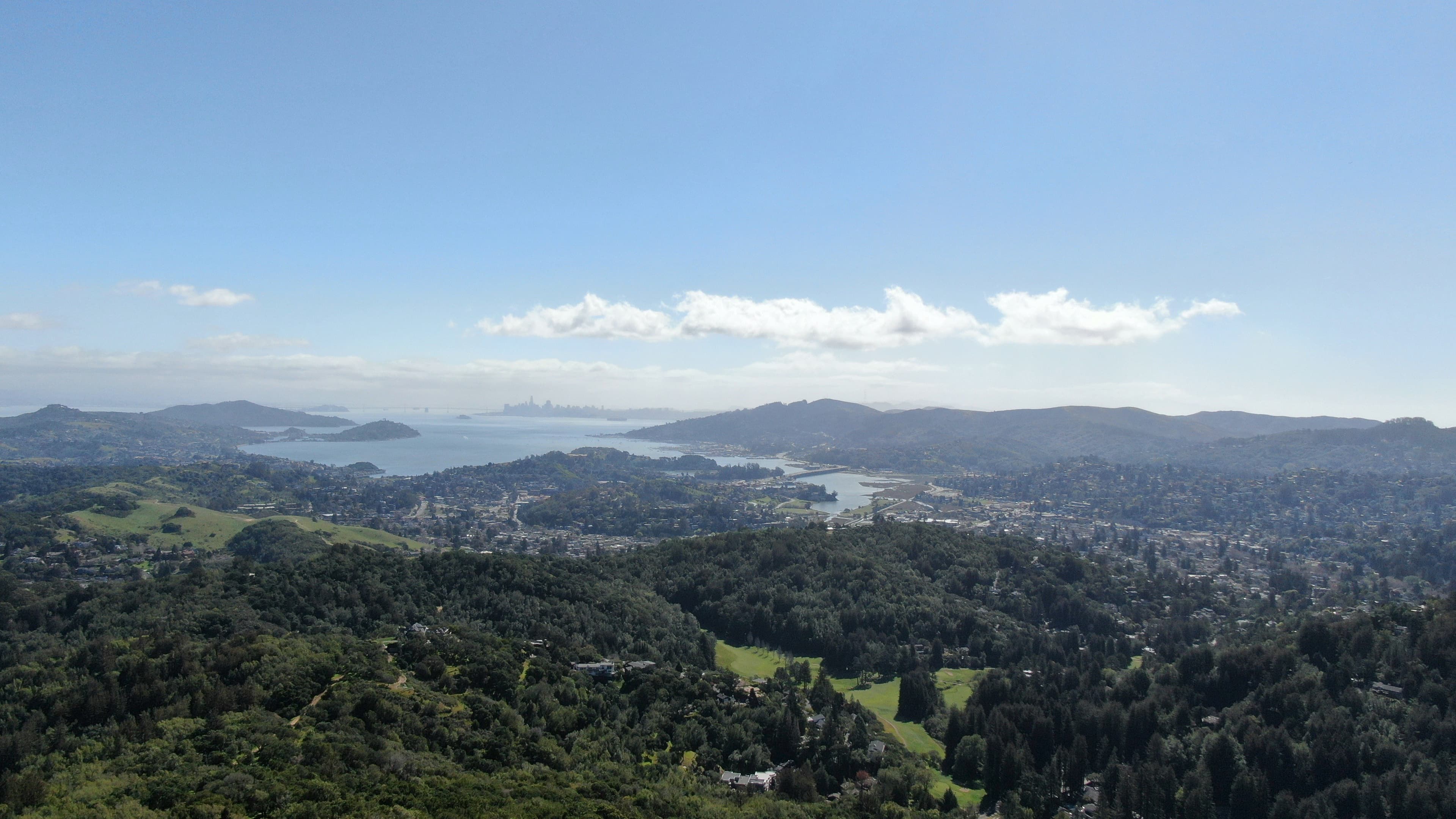 Scenic view of Corte Madera, Marin County